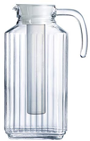 Luminarc Quadro Krug mit weißem Deckel, 1,6 l