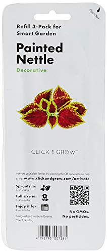 Click and Grow Smart Garden Lot de 3 pots de fleurs en ortie peints