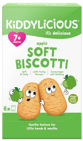 Kiddylicious Apple Soft Biscotti, 120 g