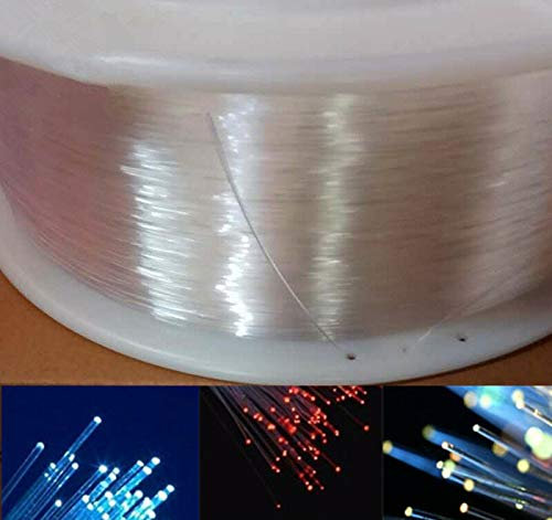 Cable de fibra óptica de 1 mm, PMMA, luz óptica de polímero (5 metros)