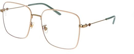 GUCCI GG0445O-004 Custodie per Occhiali, Oro, 56.0 Donna