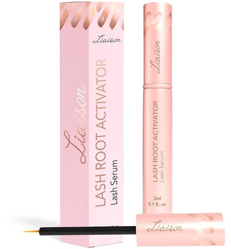 Liaison Lash Bond Wimpernwachstumsserum – Natürlicher Peptid Wimpern-Boost und Enhancer für längere, vollere & dickere Wimpern – vegane, tierversuchsfreie, parabenfreie, talkfreie & reizfreie Formel