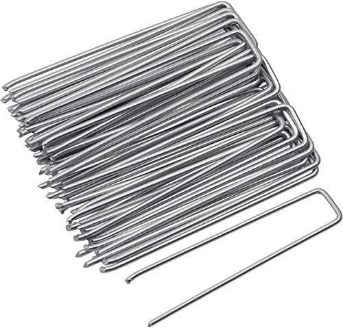 Meister Erdanker 150 x 20 mm - Verzinkter Stahl - 50 Stück im praktischen Set - Geeignet für Folien, Vliese & Netze - Zur einfachen Fixierung im Boden / Erdnägel für Gartenvlies / Bodenanker / 9962910