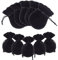nbeads 30 Stück 12x9cm Samt Kordelzugbeutel, Schwarzer Kürbis Geschenkbeutel Süßigkeitenbeutel Schmuck Aufbewahrungsbeutel Für Party Hochzeitsgeschenke