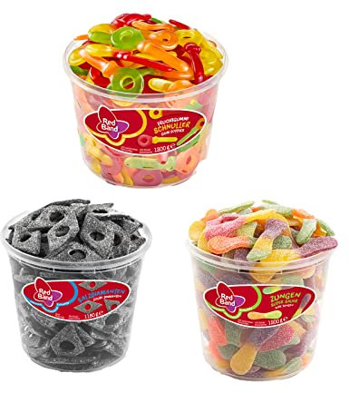 Diverse Auswahl von Süßigkeiten + 1 HL-Kauf Notizblock GRATIS (Zungen, Salzdiamanten, Schnuller + 1 HL Kauf Block)