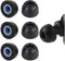 Geekria 3 Paar Comfort Memory Foam True Wireless Earbuds Ohrstöpsel kompatibel mit 4,5-6,3 mm In-Ear-Kopfhörern Nozzle Blocking Noise Foam Tips/Earbud Ear Tips/Tips Ohrstöpsel (Größe M/Kurz)
