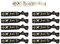 YSUVIN JGA Armbänder Set, 1 Bride und 10 Team Bride Armbänder, JGA Braut Accessoires für Junggesellinnenabschied, Hochzeit, Bachelorette, Brautparty, Haargummi Accessoires, Frauen Dekoration