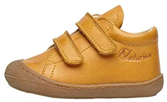 Naturino Lauflernschuhe aus Nappaleder, Karamell 29