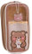 Federmäppchen Kawaii Pencil Case Etui Große Kapazität Federtaschen Unisex Mäppchen Stiftetasche Bleistift Beutel Federmappe Schulsachen Pencil Case mit Tragegriff für Schule Büro (Braun)