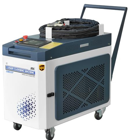 LYXC Machine de nettoyage laser portable Max 2000 W pour machine de nettoyage laser rouille pour métaux avec peinture à la rouille, huile, taches de saleté