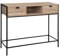 5 five simply smart Console 2 tiroirs - Effet Bois Noir Aliaj
