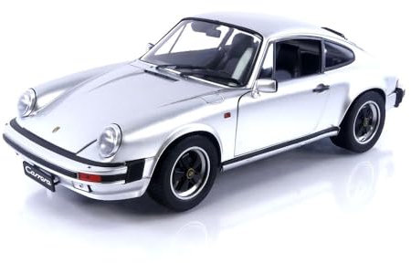 Schuco Modellauto Porsche 911 Coupe Silber 1:12