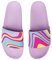 Dedoles Ciabatte Donna Uomo & Bambini Sandali per Spiaggia e Piscina con tanti Design Patatine Fiori Volpe Lama Nuvole Ketchup Regalo, Color: Onde colorate, 38 EU