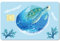 CREATCABIN Sea Card Skin Aufkleber Schildkröte Debit-Kreditkarten-Skins,Personalisierende Bankkarten Schützen,Ocean,Abnehmbare Folie,Wasserfest,Kratzfest Für Schlüssel,Bankkarte,Blau,186x137mm