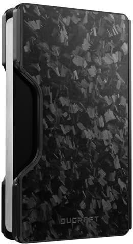 DUGRAFT Slim Wallet for Men - Credit Card Holder RFID Blocking Front Pocket for 15+ Cards - Wallets for Men UK Easily Removable Money & Cards