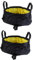 Kisangel 2St wäschewanne zusammenklappbare Fußbadewanne Campingeimer Camping Wasserkocher Outdoor-Eimer Reiseeimer zusammenklappbares Wasserbecken Outdoor-Produkt Waschbecken Klappbecken