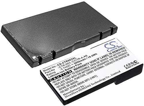 Batterie de rechange pour Nintendo 3DS, CTR-001, MIN-CTR-001 (5000 mAh / 18,50 Wh)