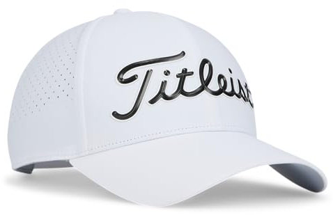 Titleist Players Tech verstellbare Mütze, Weiß/Schwarz, Einheitsgr��e