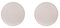 Factorys 2er Set Stuhlkissen rund 30cm Sitzauflage Waschbarekissen rutschfest & gemütlich für Stühle Indoor Outdoor Sitzkissen (Beige)