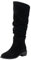 Generisch sandalen sale damenCowboystiefel Damen Kniehohe Damen Westernstiefel Damen Flach Rutschfeste Laufsohle Casual Spitze Zehe Klobiger Blockabs