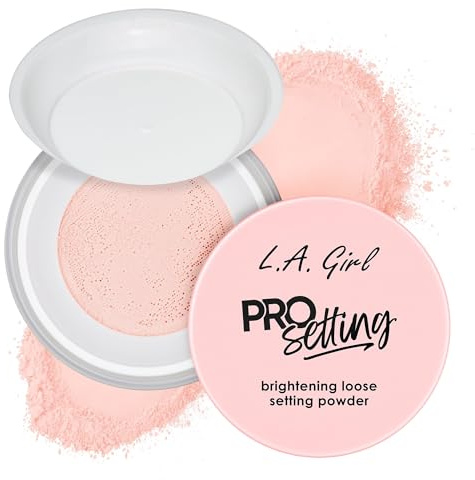 L.A. Girl Pro.Setting Brightening Loose Setting Powder, Soft Pink GLP736