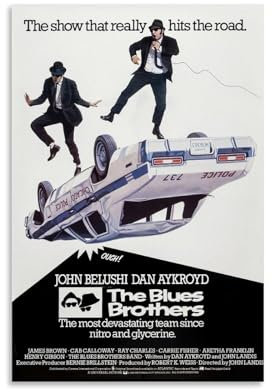 Filmposter The Blues Brothers, Vintage-Poster, dekorative Gemälde, Leinwand, Wandposter und Kunstdrucke, moderne Dekoration für Zuhause, Schlafzimmer, 20 x 30 cm