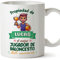MUGFFINS Tazas Personalizadas para JUGADOR DE BALONCESTO hombre - En Español - Propiedad de - 11 oz / 330 ml - Regalo Personalizable original y divertido
