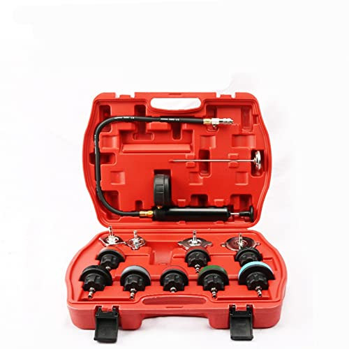 BIANRUN 14Pcs Car Water Leak Detector Auto Cooling System Radiator Pressure Tester Car Repair Tools