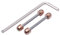 Uionpma Watch Screw Tube Compatible with Tissot T048.417/427 Men's T-Race T-Sport Watch, Rose Gold