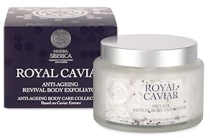 Natura Siberica Royal Caviar Anti‑Ageing Revival Body Exfoliator 300 ml – Anti‑Aging Körperpeeling mit Kaviar‑Extrakt & Peptiden, Tiefenpeeling & sanfte Hauterneuerung für glatte, strahlende Haut