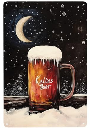 Retro Blechschild Bier, Lustige Schilder Mit Sprüchen Bar Dekoration, Vatertag Deko, Biergarten Schild, Geschenk Bierliebhaber, 20x30cm