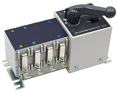 ApuaVireo&Co Disjoncteur ATS Double Puissance SMGQ2-100/4P MCB AC 400 V 100 A