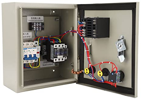 PID-Temperaturregler, 380 V AC 3 Phase 15 KW Intelligent 0-400 ℃ Bereich Tatic Control Box Temperaturregelung PID-Controller mit Thermoelement Zum Erwärmen