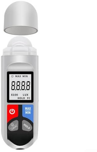 Digitales Beleuchtungs-Lichtmessgerät, tragbar, Lux-Tester, hohe Genauigkeit, 200000 Lux