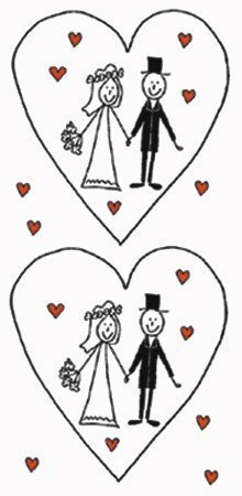 Paper+Design Taschentücher HOCHZEIT / 10Stück