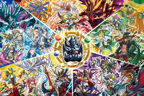 Puzzle & Dragons - 1000pcs Jigsaw Puzzle [The World of Dragon and God] (10-1252)