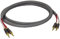 Blue Jeans Cable Canare 4S11 Speaker Cable, with Ultrasonically-Welded Conventional (Non-Bi-Wire) Terminations, (One Cable - for one Speaker); Assembled in The USA (40 Foot, Bananas to Bananas, Grey)