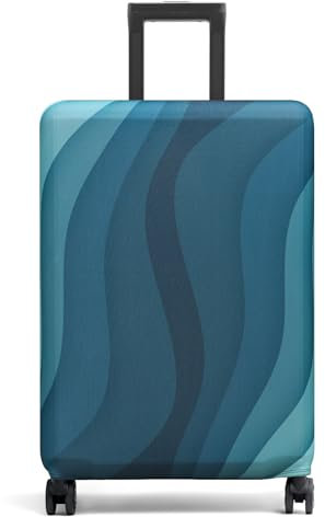 Kofferhülle Flamingo Elastisch Kofferhülle in Flamingo Form 18-32 Zoll Kofferschutzhülle Gepäck Cover Reisekoffer Hülle Kofferschutz Luggage Cover Gepäckabdeckung (Flamingo 1, L