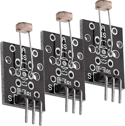AZDelivery 3 x KY-018 LDR Lichtsensor mit Fotowiderstand Helligkeitssensor Diode kompatibel mit Arduino und Raspberry Pi inklusive eBook!
