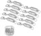 Magnetic Lobster Clasps for Necklace Bracelet Jewelry Making, Lobster Clasp Connector for Jewellery Making Finding DIY Bracelets Necklace Claw Clasps Silver 10pcs