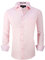 Alex Vando - Camicia da uomo senza pieghe, vestibilità regolare, in bambù, elasticizzata - Rosa - M