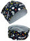 HECKBO Dinosaurier Skelett Beanie & Loop Schal Set - Wendemütze für Kinder 2-8 Jahre - Atmungsaktive Baumwolle - Schutz vor Kälte & Wind - Jungen Beanie, Dinosaurier Skelett, Einheitsgröße