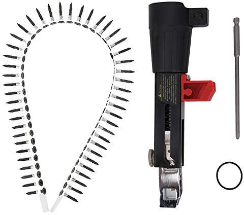 Automatic Screw Spike Chain Nail Gun Adapter Screw Gun Auto Feed for Electric Drill Woodworking Tool Cordless Drill Mounting Kit