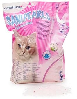 SanipEARL Katzenstreu, Silikon, Rosa, 5 l COVETRUS