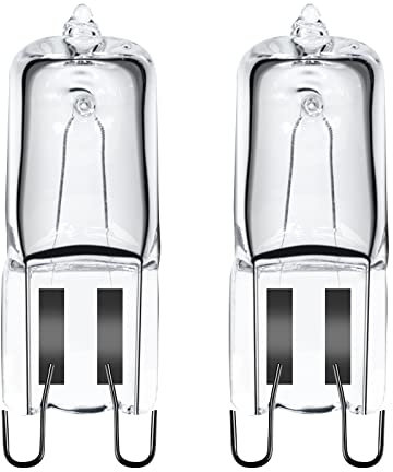 GMY G9 Halogen Oven Bulb 25W 230V 300℃ Heat Tolerant for Neff/AEG/Zanussi/Bosch/Oven Light Bulb 2 Pack