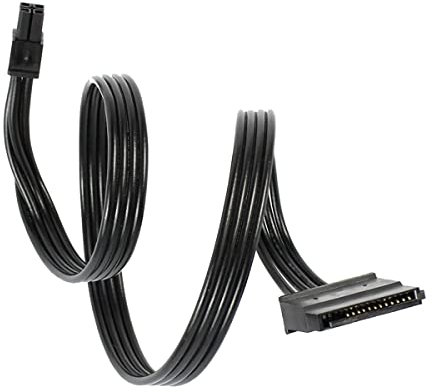 Bolwins Q81S - Cavo di alimentazione mini 4 pin su SATA SSD, 45 cm, per PC Lenovo M410 M610
