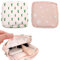 2 Pack Sanitary Napkin Towels Storage Bag Portable Pantyliners Bag with Zipper Makeup Bag with Zipper for Women Girls Ladies