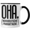 Trendation - OHA Norddeutsche Panikattake Tasse Lustiger Spruch Norddeutschland Humor Geschenk (Schwarz)