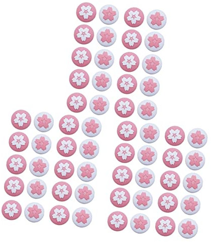 Mikikit 60 STK Pflaumenblüten-Griffkappe Griffe Joystick-Abdeckung für Spielautomaten haltegriff Joystick-Griffabdeckung Joystick-Schutzkappen Pflaume Bossom Schalter Kipphebel handhaben
