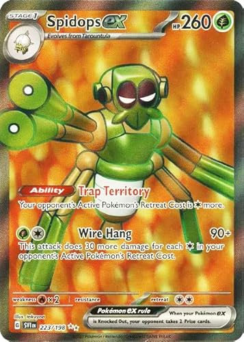 Pokemon - Spidops ex 223/198 - Scarlet & Violet - Ultra Rare - Holo Full Art